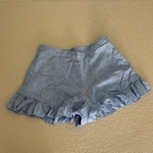 Current Mood Blue Ruffle Shorts Size Small